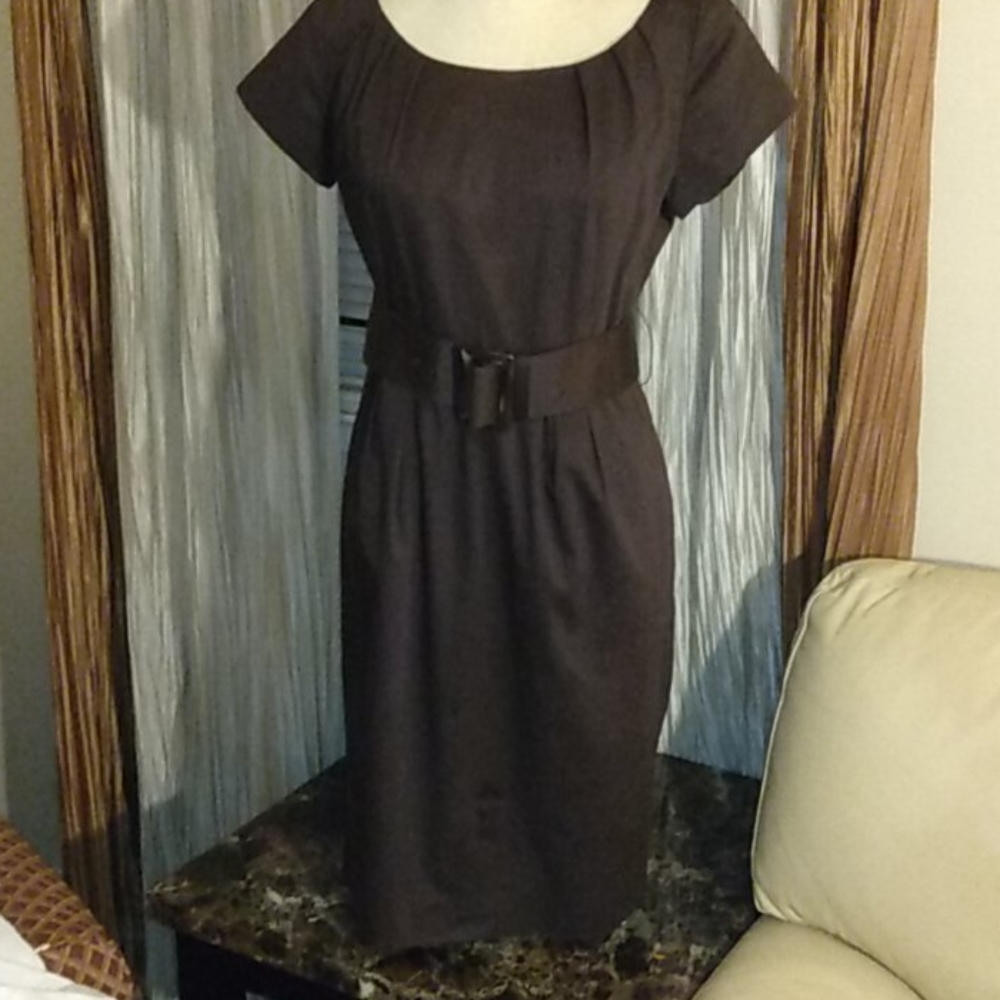 Talbot's Chocolate Belted sheath